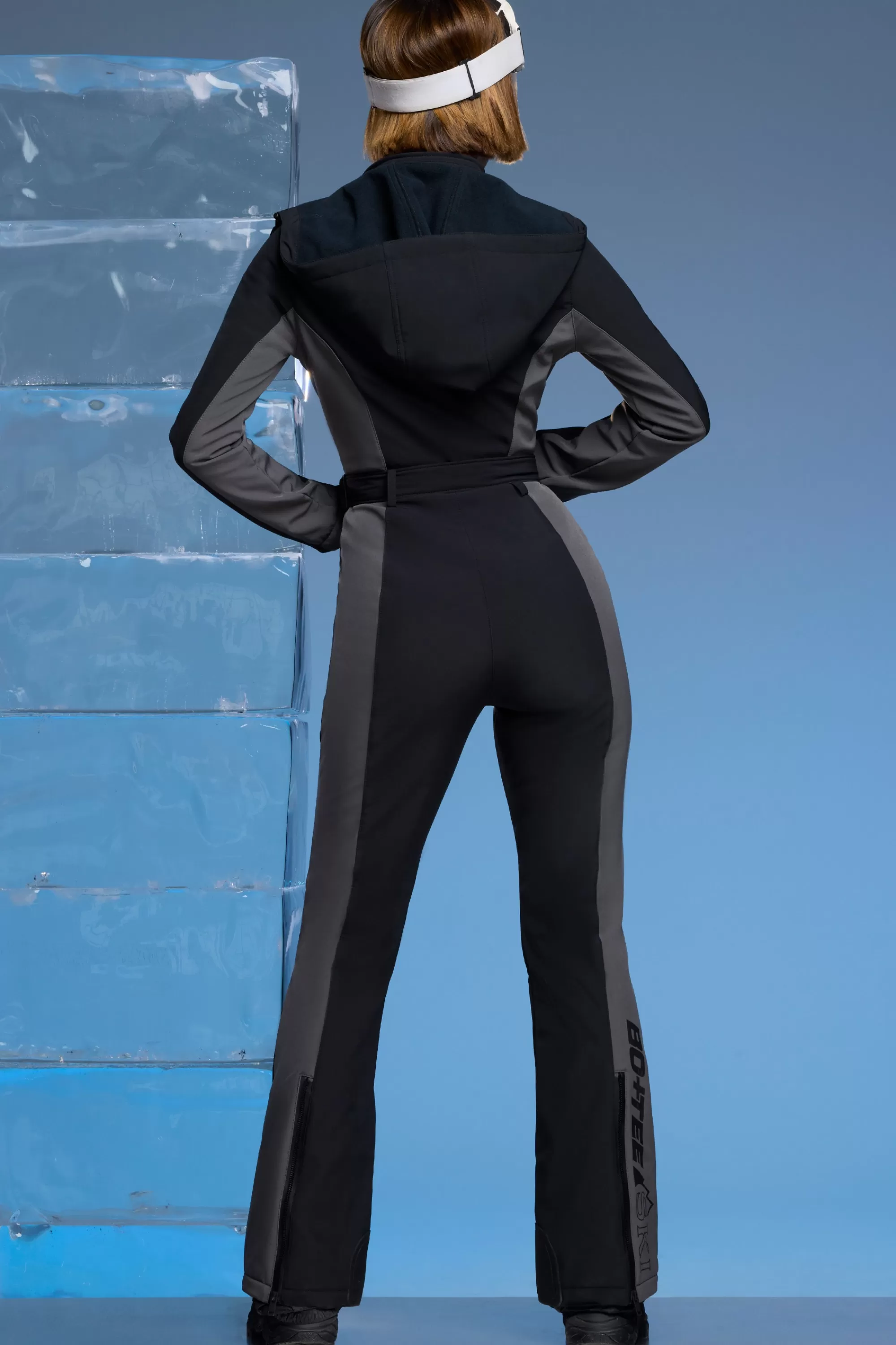 Oh Polly Fleece Lined Ski Suit In Black Online