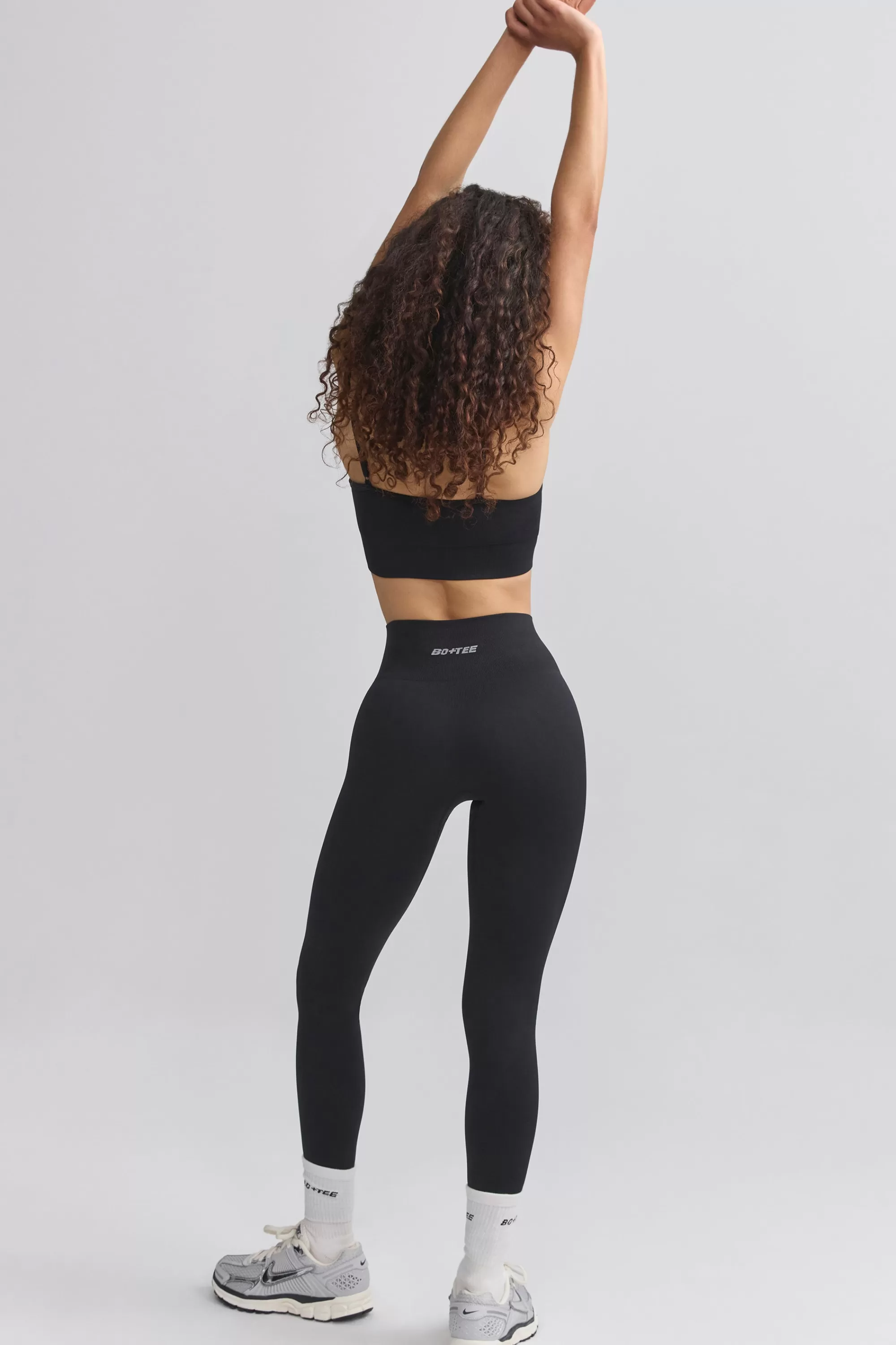 Oh Polly Petite Super Sculpt Seamless Leggings In Black Clearance