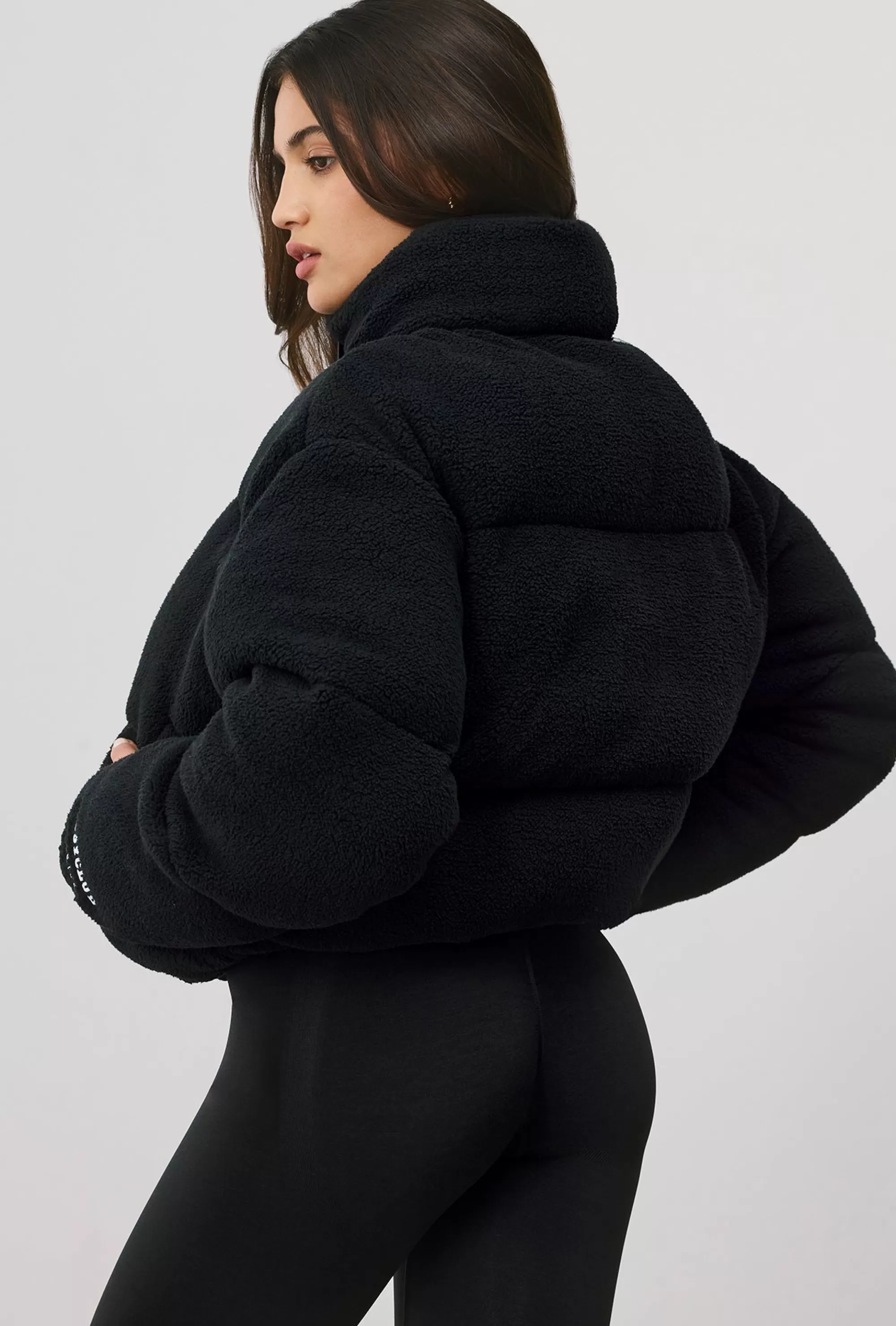 Oh Polly Puffer Jacket In Onyx Best