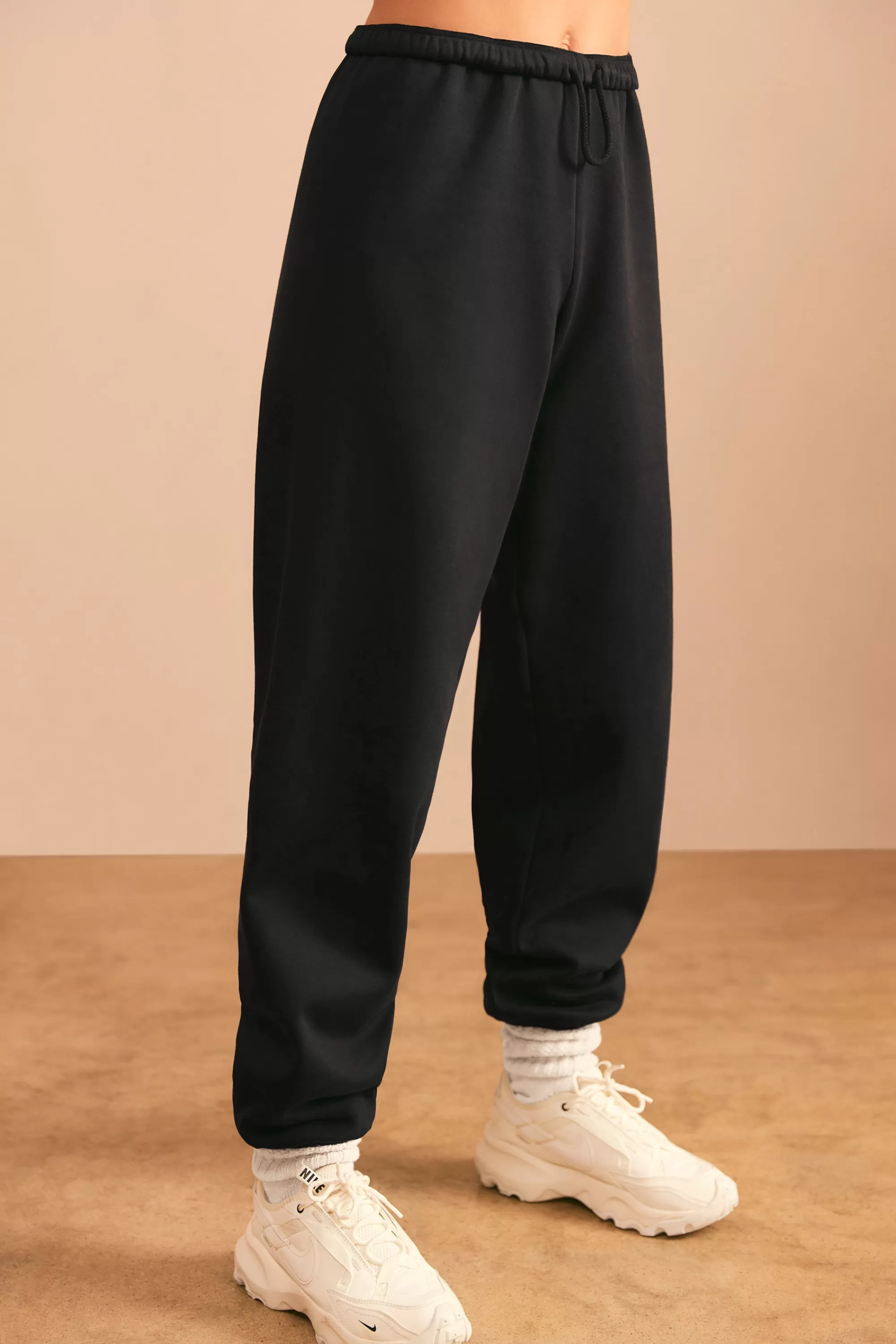 Oh Polly Relaxed Fit Joggers In Black Outlet