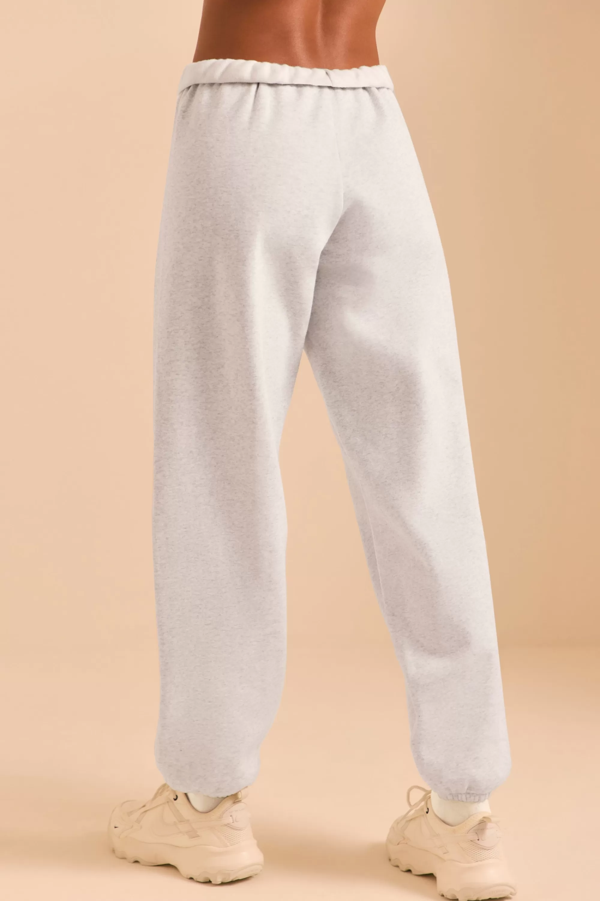 Oh Polly Relaxed Fit Joggers In Heather Grey Hot