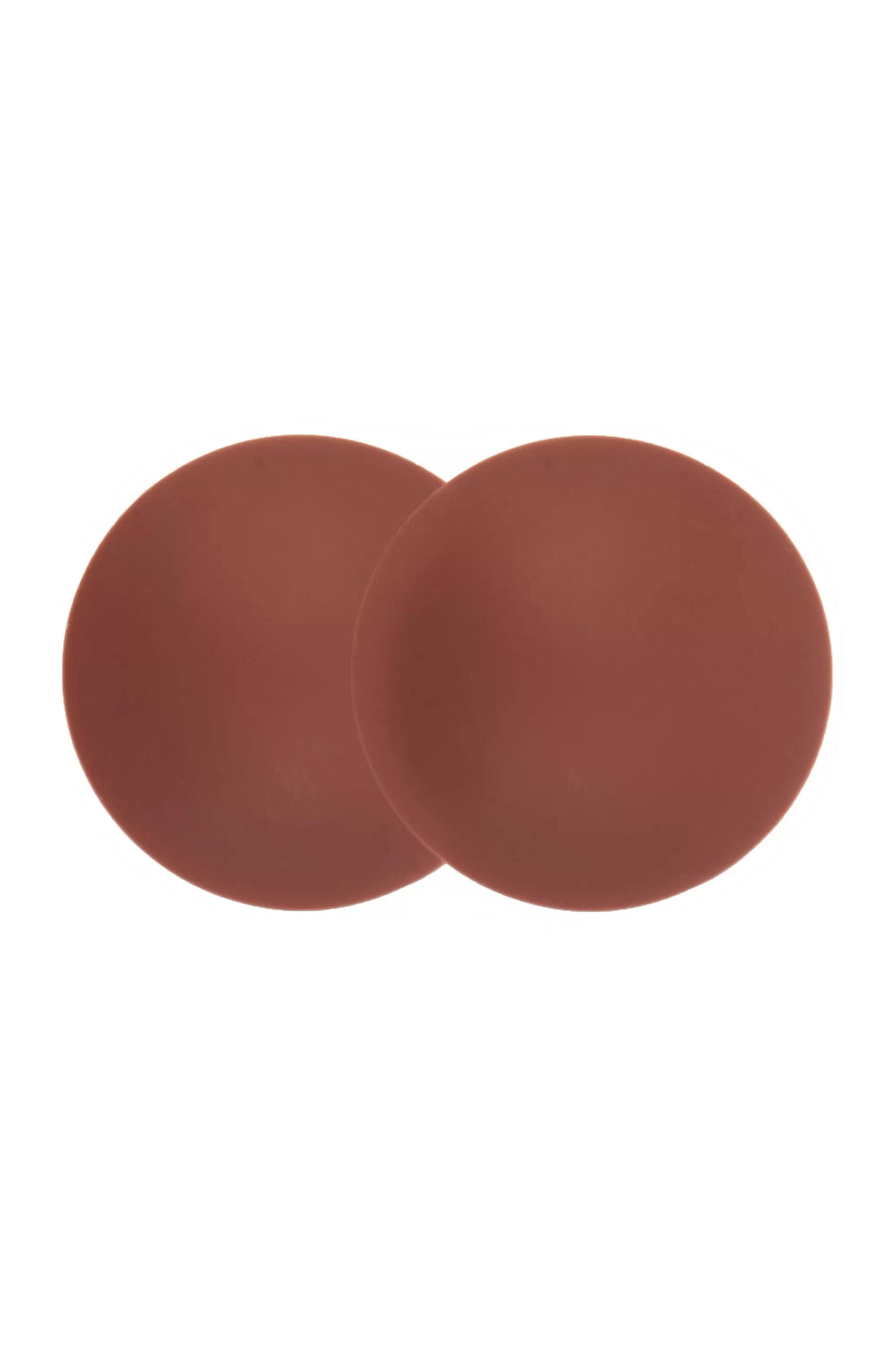 Oh Polly Reusable Silicone Nipple Covers In Chestnut Fashion