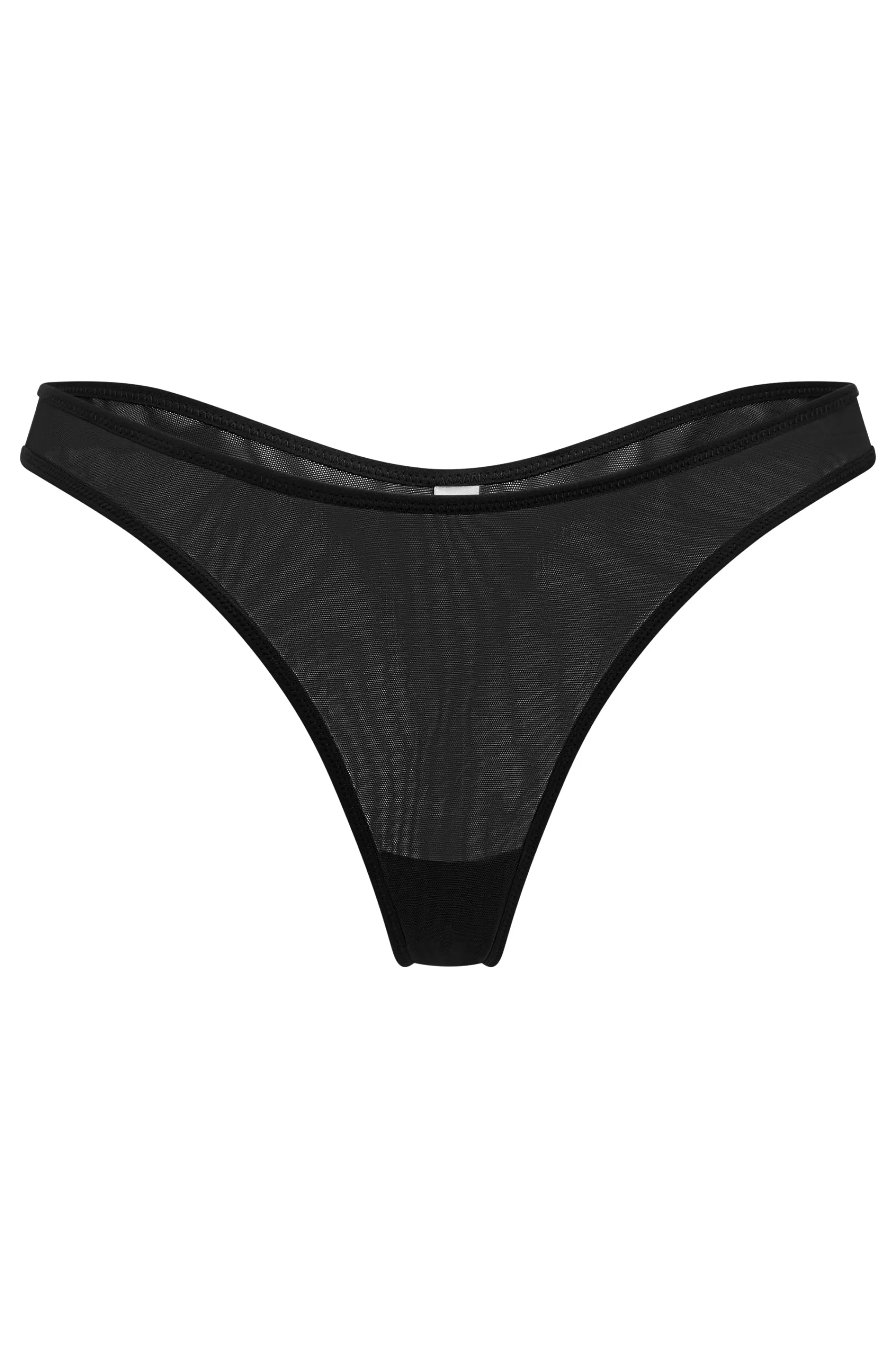 Oh Polly Soft Mesh Thong In Black Shop