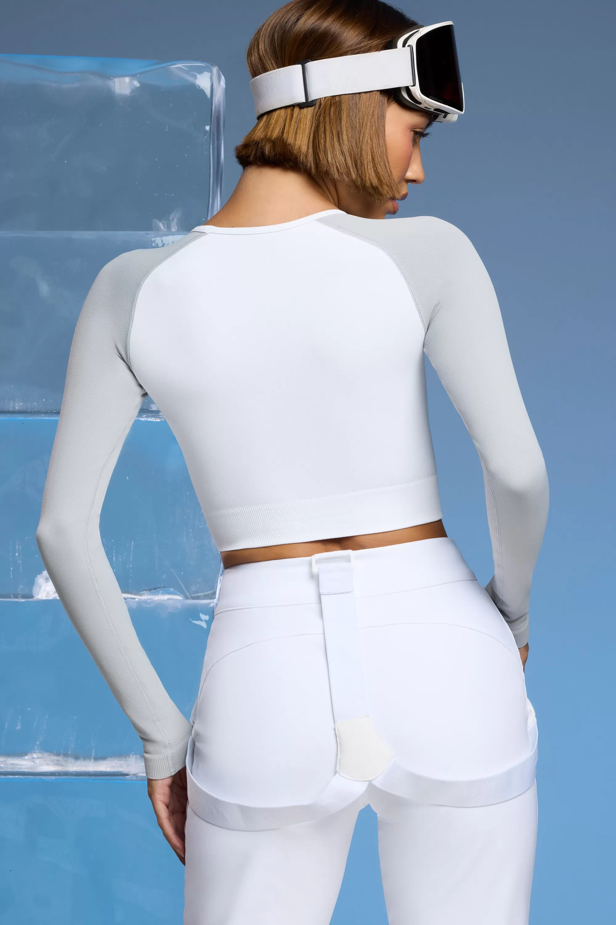 Oh Polly Super Sculpt Base Layer Top In White Outlet