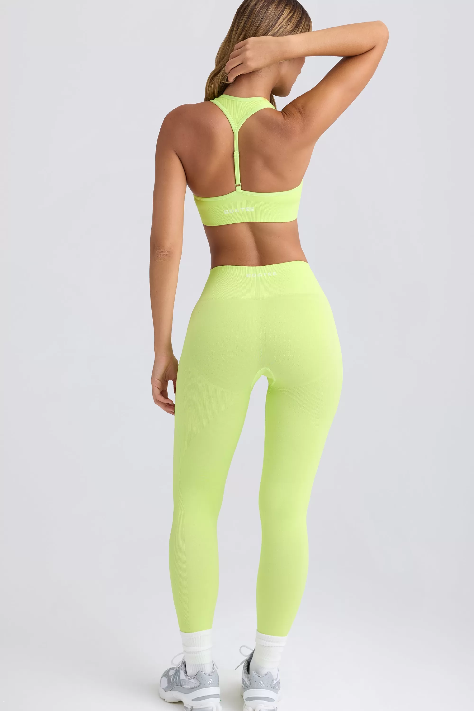 Oh Polly Super Sculpt Seamless Leggings In Key Lime Cheap