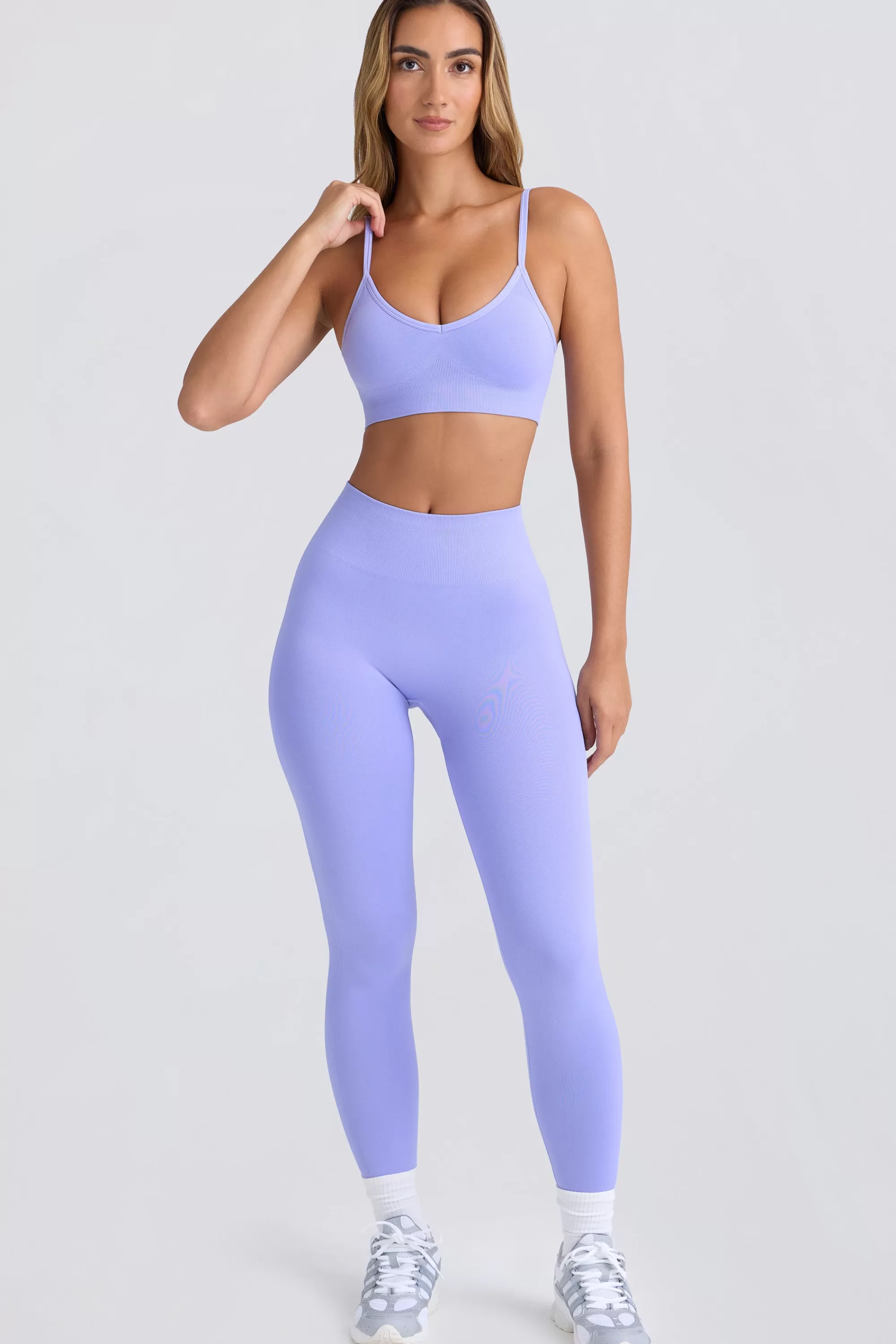 Oh Polly Super Sculpt Seamless Leggings In Periwinkle Best Sale