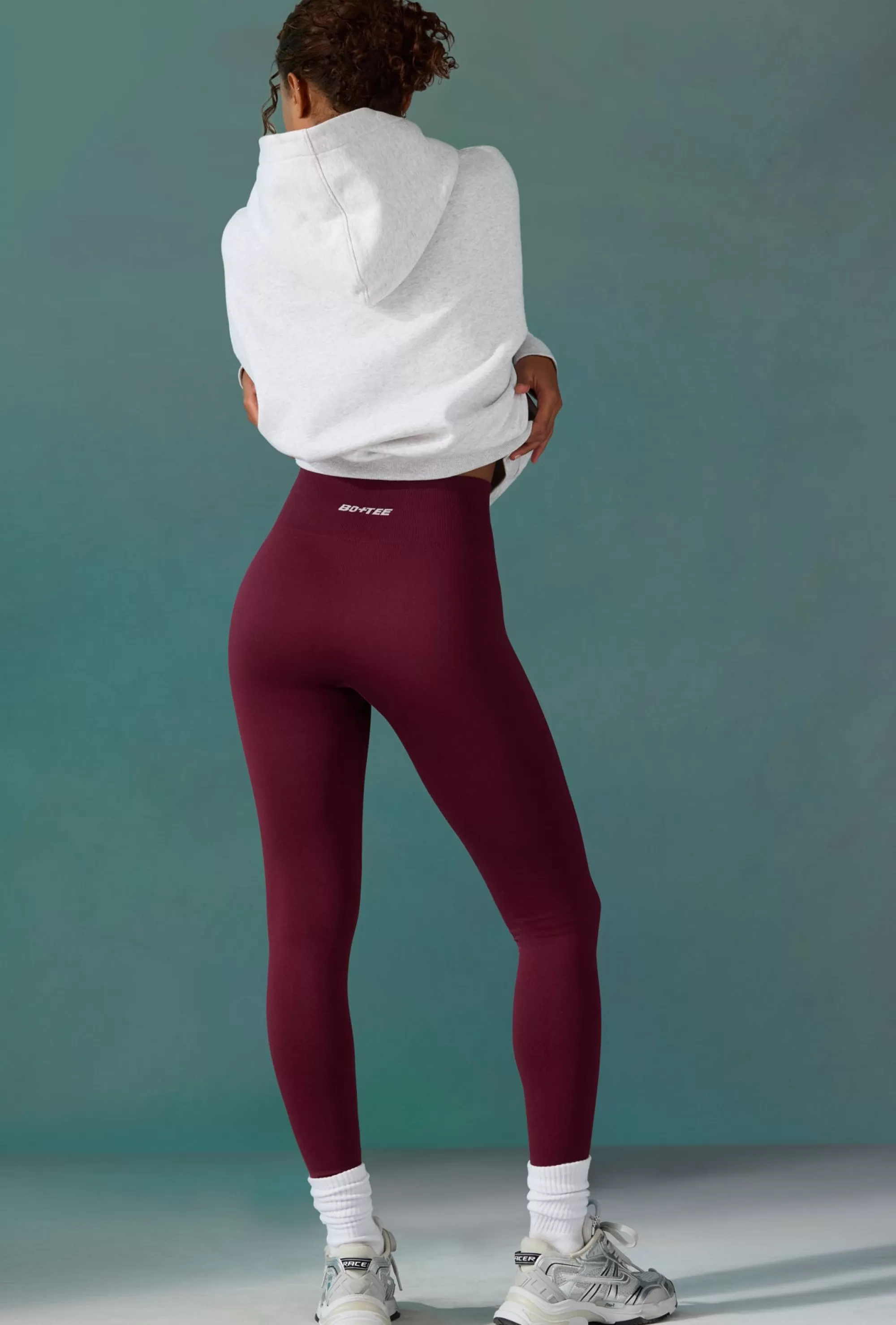 Oh Polly Super Sculpt Seamless Leggings In Plum Online