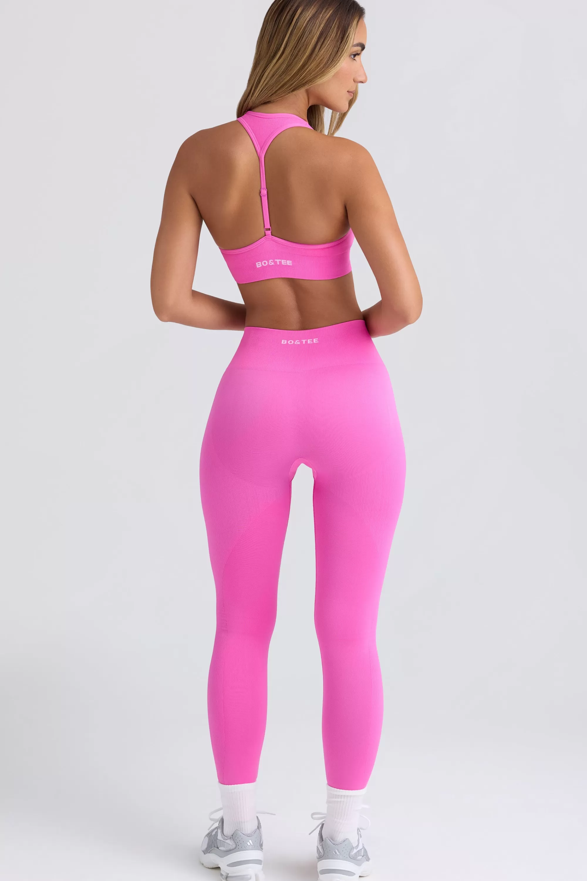 Oh Polly Super Sculpt Seamless Leggings In Sugar Pink Online