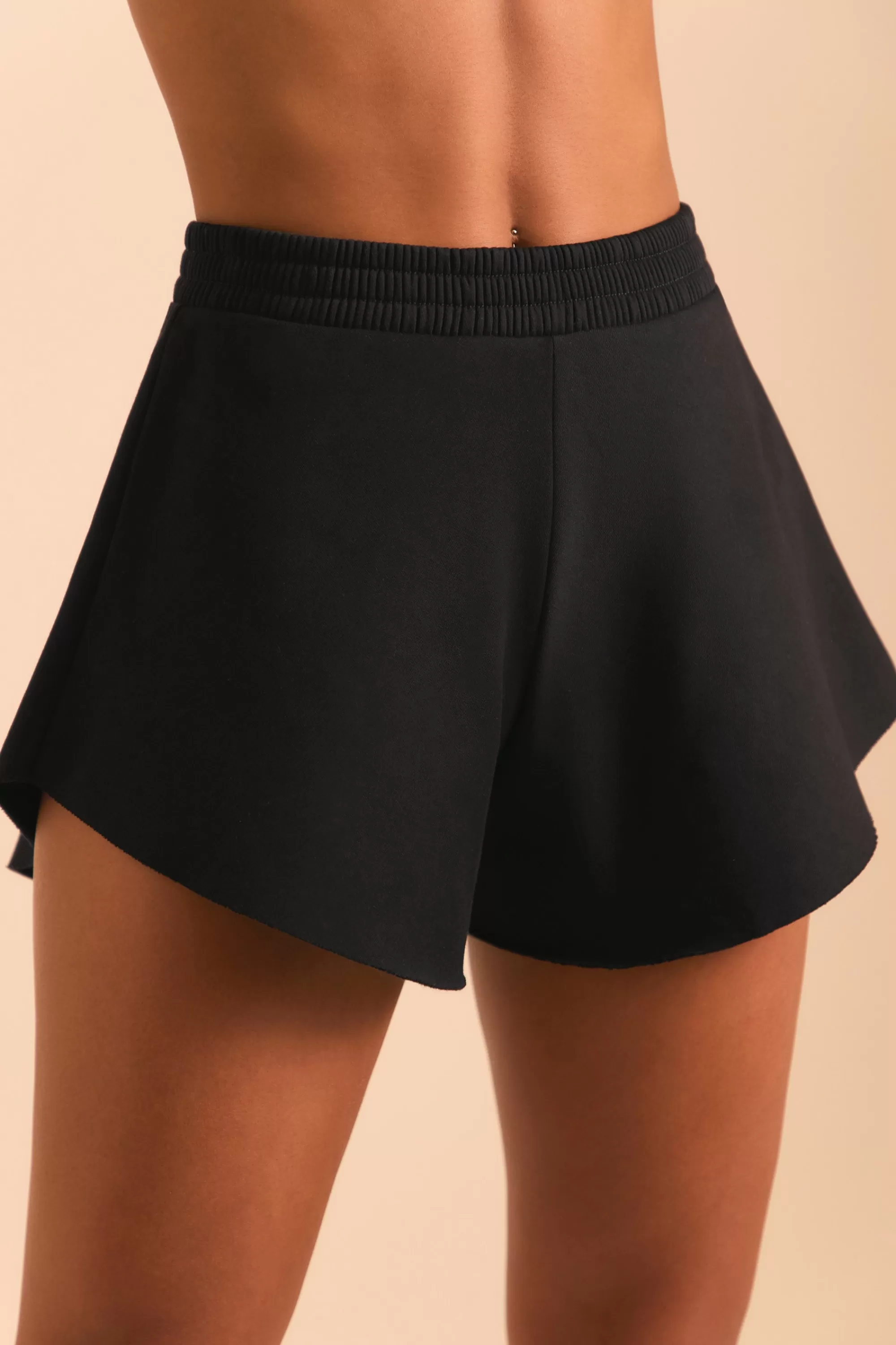 Oh Polly Sweat Shorts In Black Shop