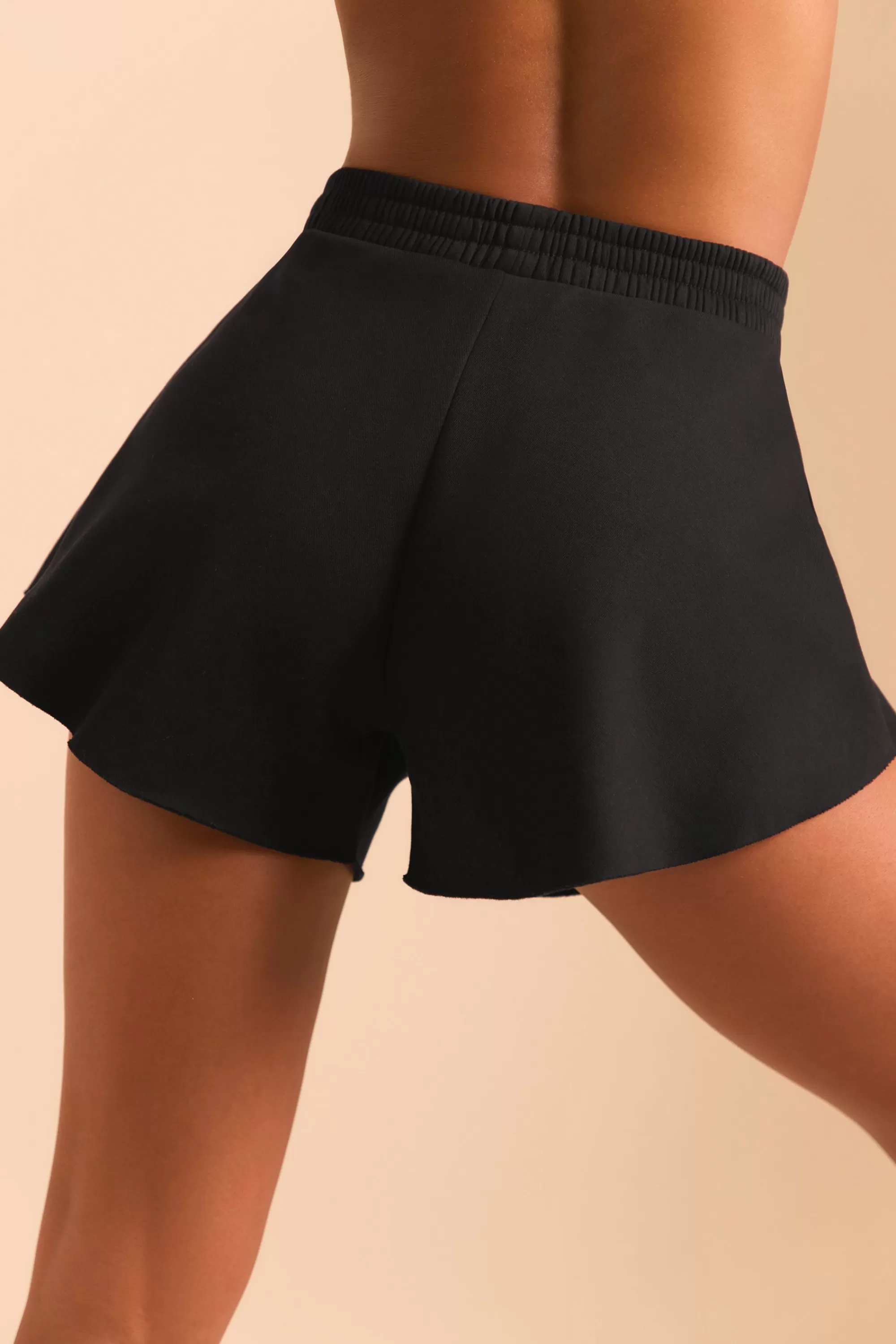 Oh Polly Sweat Shorts In Black Shop