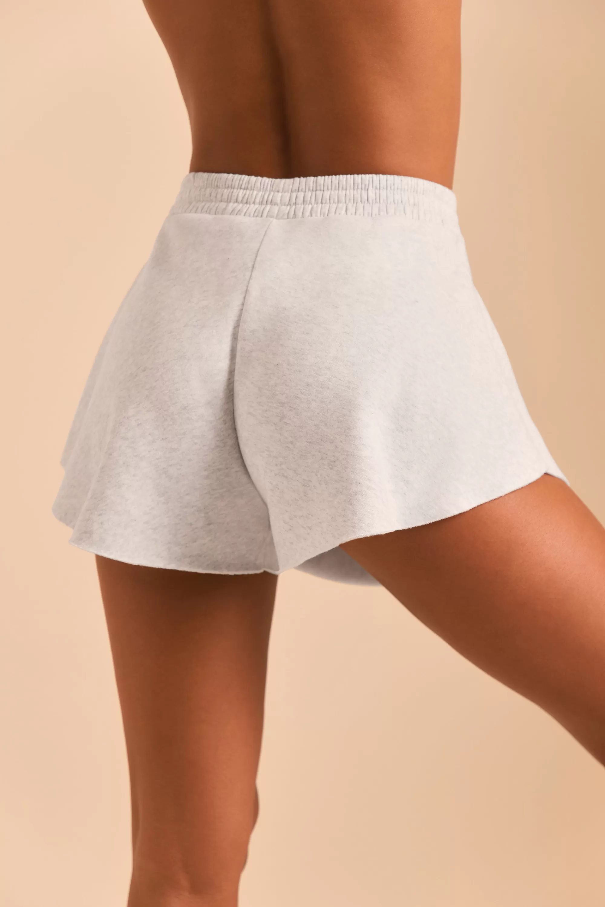 Oh Polly Sweat Shorts In Heather Grey Best